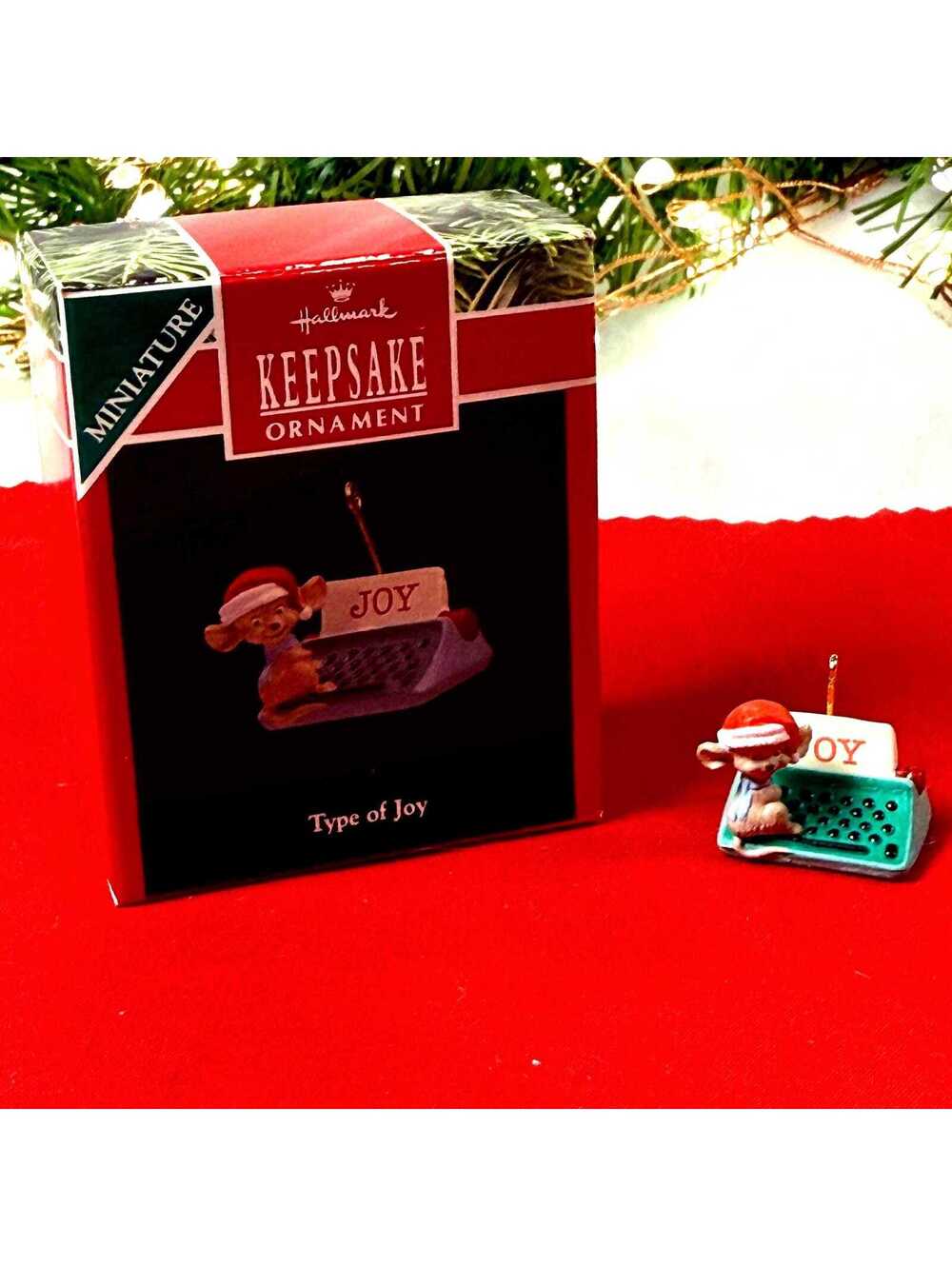 Type of Joy - Hallmark Keepsake Miniature Ornament - 1990